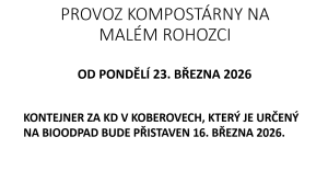 Provoz kompostárny
